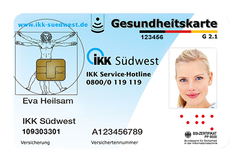 Elektronische Gesundheitskarte Und PIN IKK S dwest
