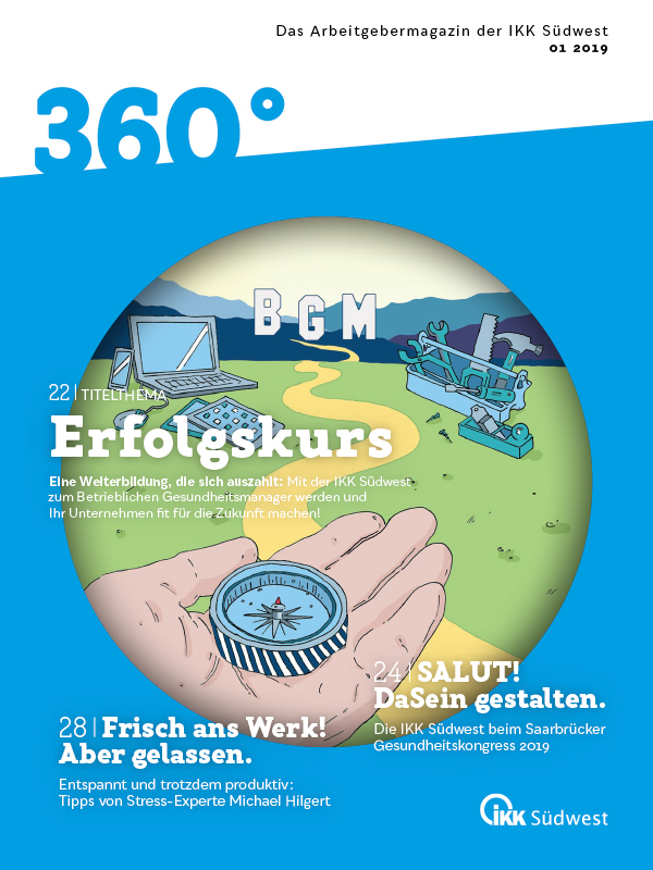 Titel des Arbeitgebermagazins 01/2019