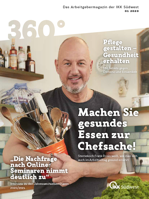 Titel des Arbeitgebermagazins 01/2020