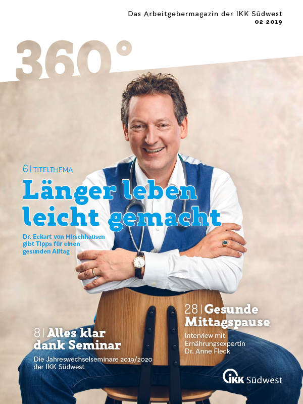 Titel des Arbeitgebermagazins 02/2019