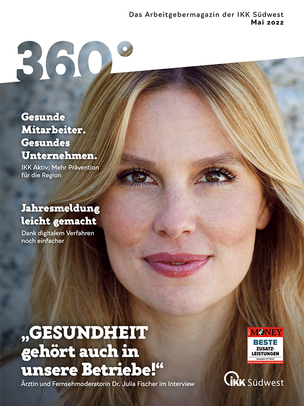 Titel des Arbeitgebermagazins 01/2022