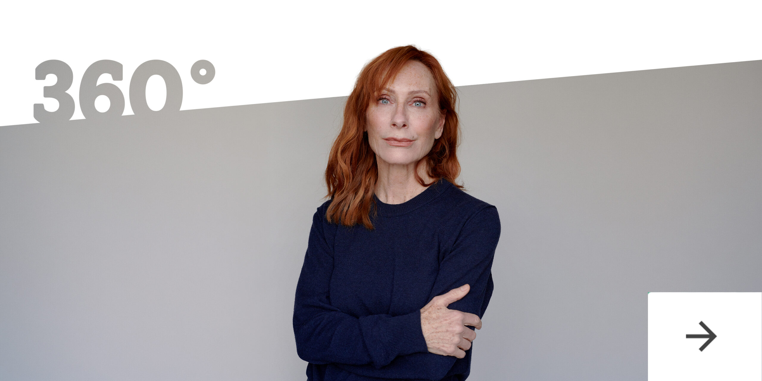 Schauspielerin und Autorin Andrea Sawatzki auf dem Coverbild des Arbeitgebermagazins der IKK Südwest
